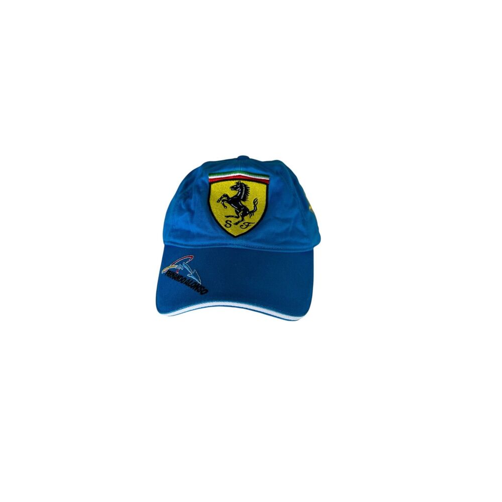 Ferrari Fernando Alonso Renault F1 Team Racing Hat Cap Blue